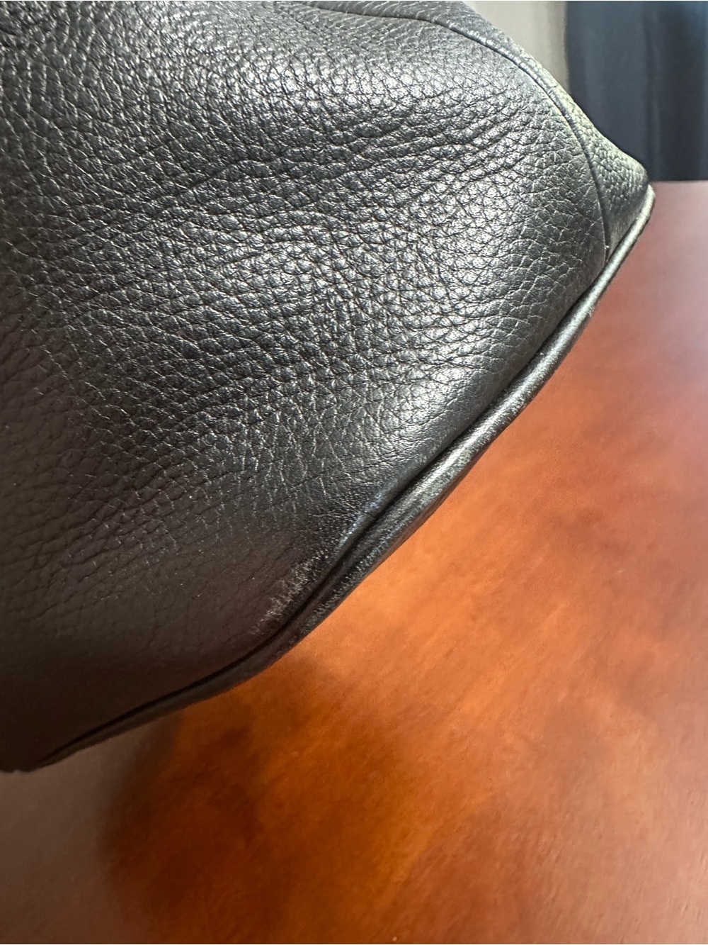 Barneys New York Black Leather Satchel - Picture 11 of 13